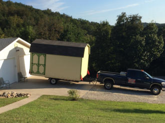 wooden shed moving springfield / branson missouri area