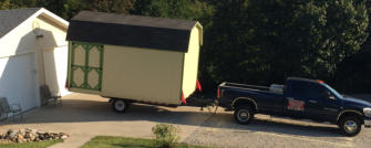 wooden shed moving springfield / branson missouri area